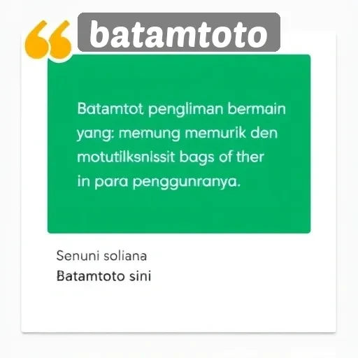 Testimoni Pengguna Tentang Pengalaman di Batamtoto